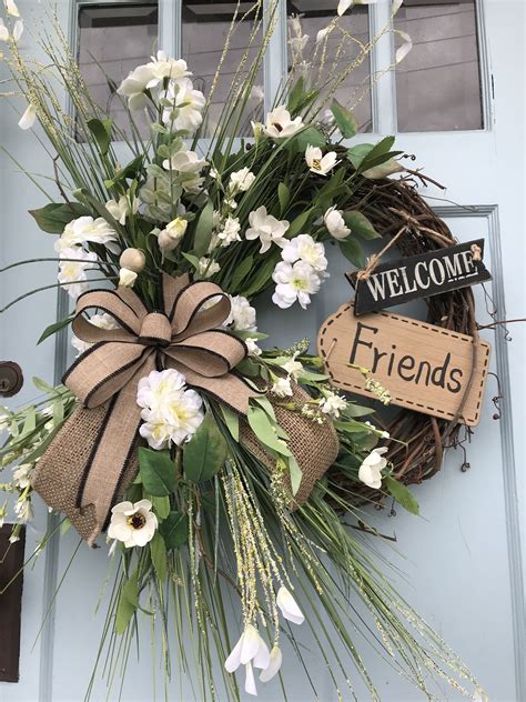 front door grapevine wreaths